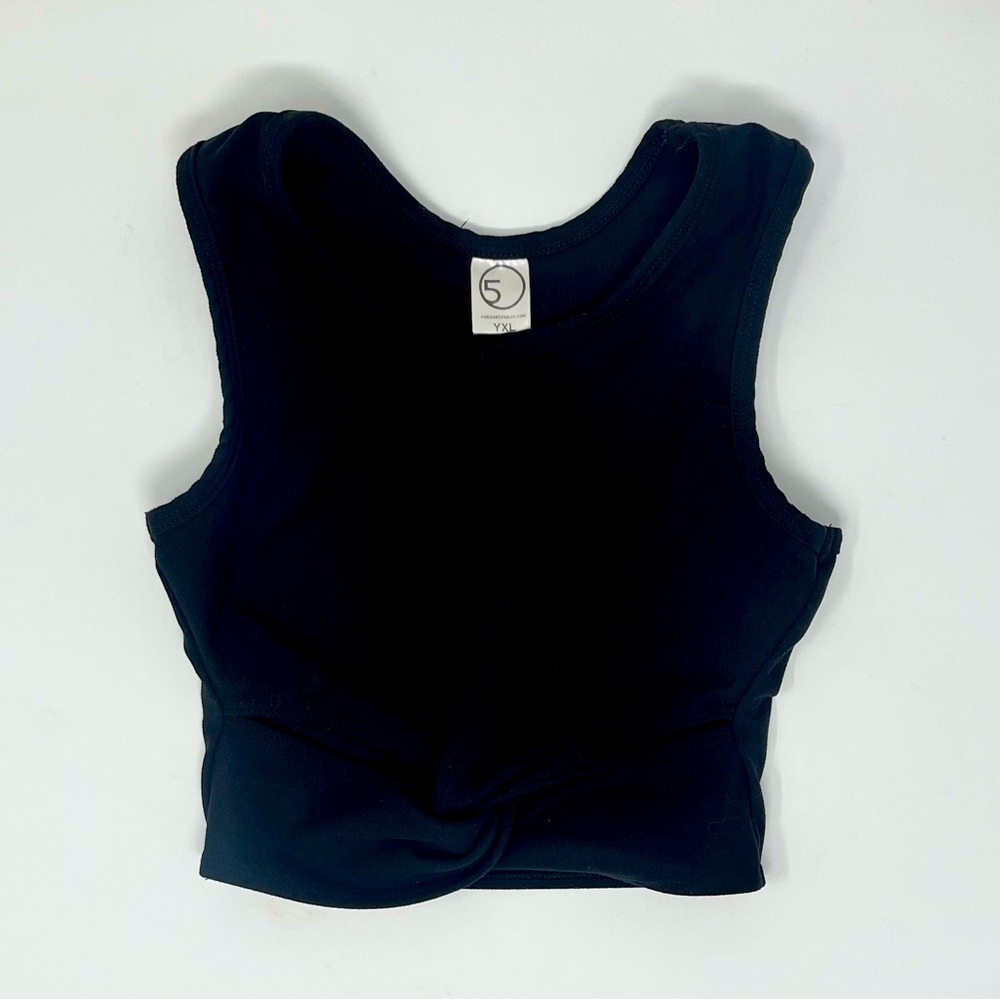 5 DanceWear. Twist crop top.